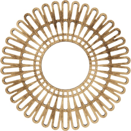 Ekena Millwork Cornelius Architectural Grade PVC Pierced Medallion, 24"OD x 8 7/8"ID x 3/4"P, Antiqued Bronze CMPP24CRABZ
